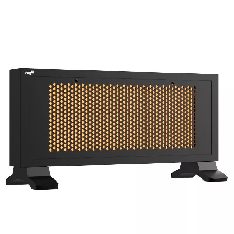 Μαύρο φορητό θερμαντήρα υπερύθρων