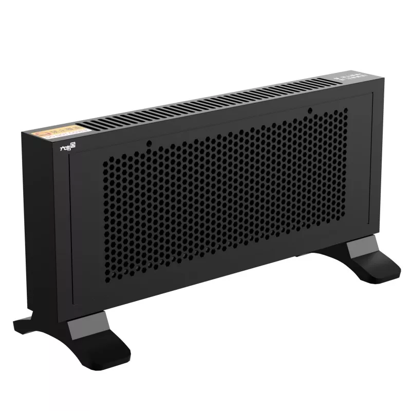 Μαύρο φορητό θερμαντήρα υπερύθρων