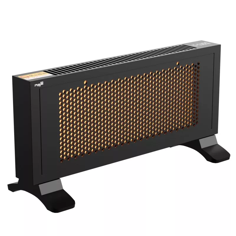 Μαύρο φορητό θερμαντήρα υπερύθρων