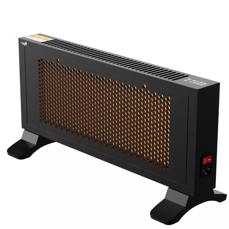 Μαύρο φορητό θερμαντήρα υπερύθρων